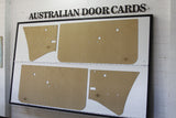 Door Cards Fits Holden HK HT HG GTS Monaro 2 Door Coupe Quality Masonite x4