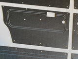 ABS Waterproof Door & Cargo Cards Fits Nissan MQ MK Patrol Manual Window x6