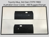 ABS Waterproof Door Cards Fits Toyota Hilux 3rd Gen 1978-1983 Ute x2