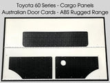 ABS Waterproof Cargo Panels Fits Toyota Landcruiser 60 Series x3
