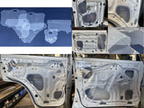 Inner Trim Gaskets Dust Water Seals Fits Landcruiser VDJ76 VDJ79 Manual Window x6