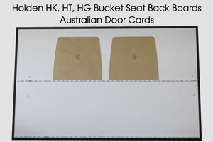 Bucket Seat Backs Fits Holden HK HG HT All Models Quality Masonite x2
