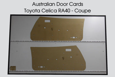 Door Cards Fits Toyota Celica RA40 Coupe Quality Masonite x2